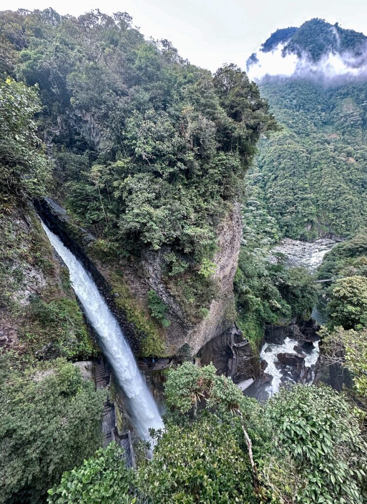 Banos Ecuador Waterfall