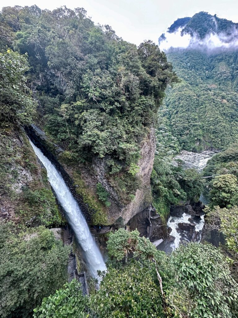 Banos Ecuador Waterfall