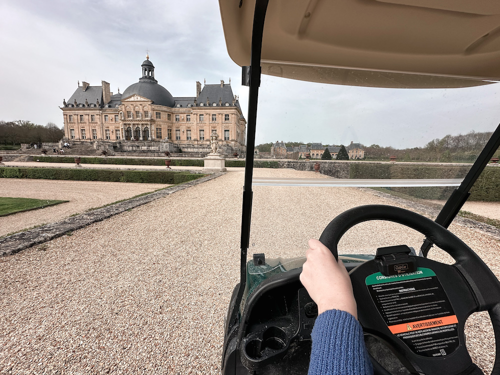 Golf Cart at Chateau de Vaux-le-Vicomte