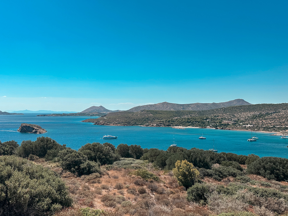 View from the Temple of Poseidon