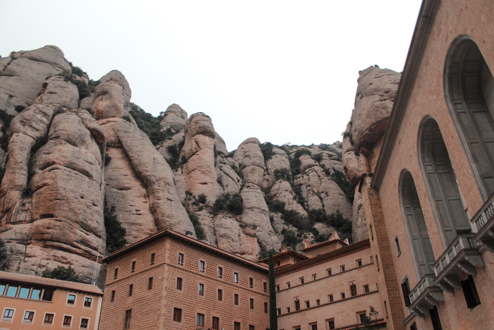 The monastery at Montserrat