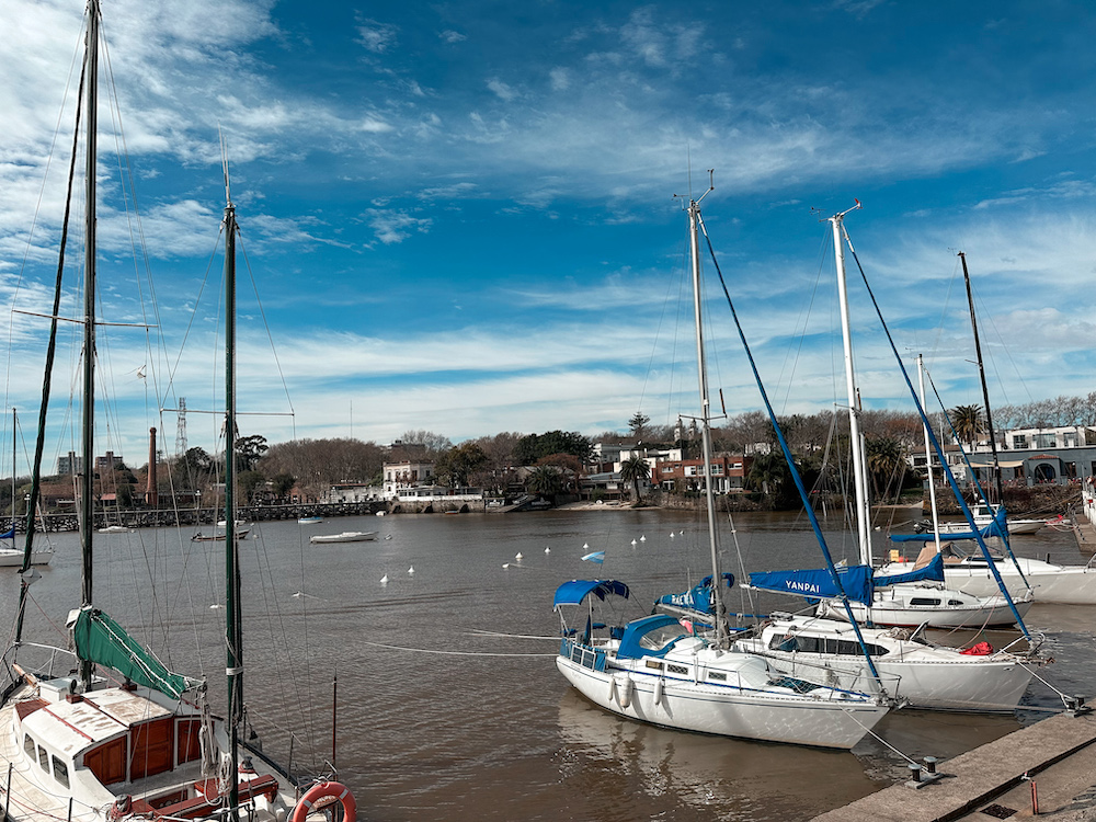 Boats in Colonia del Sacramento