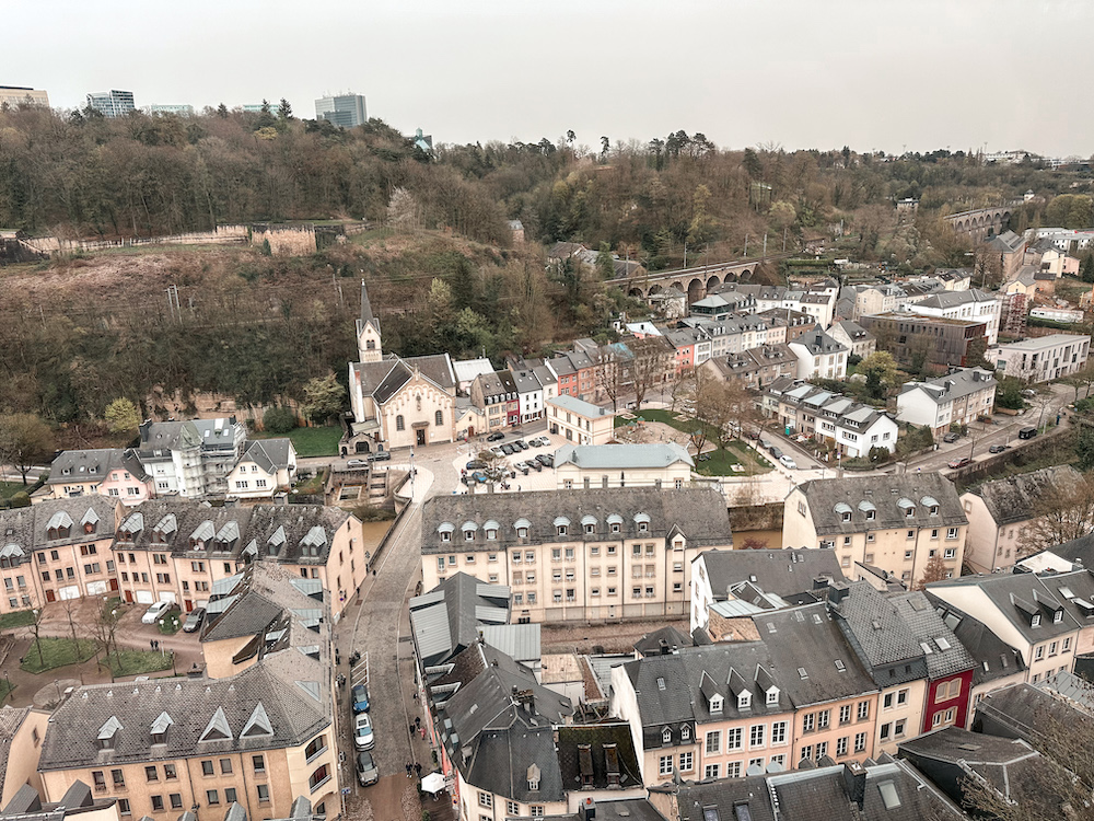 View of Luxembourg City