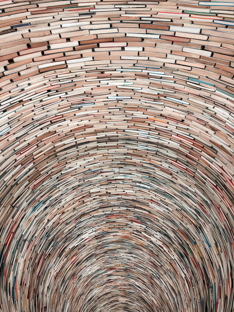 Book Sculpture in Prague