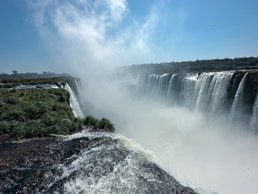 View of Iguazu Falls