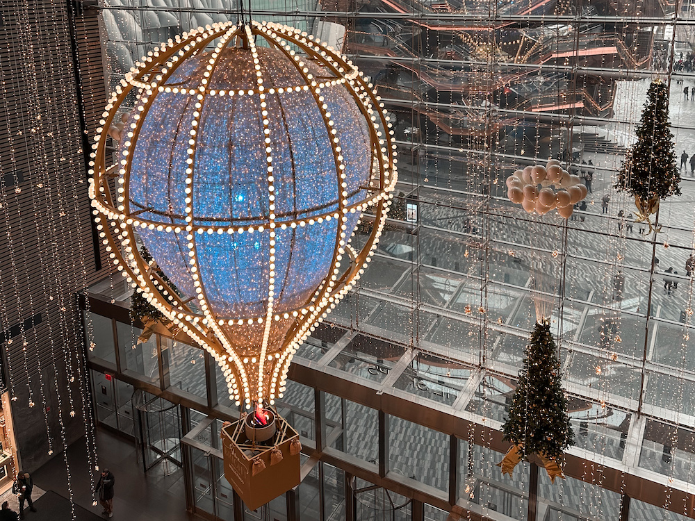 Hudson Yards at Christmas