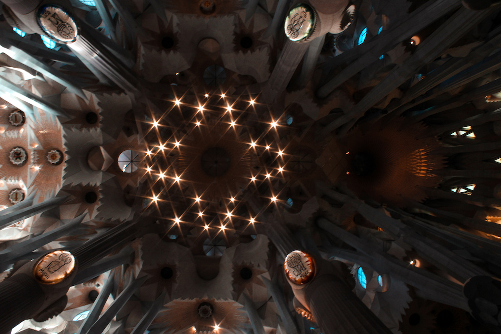 Sagrada Familia Ceiling