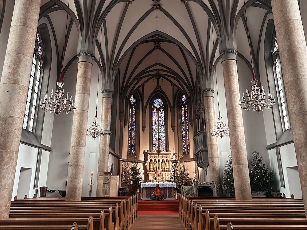 Inside Vaduz Cathedral