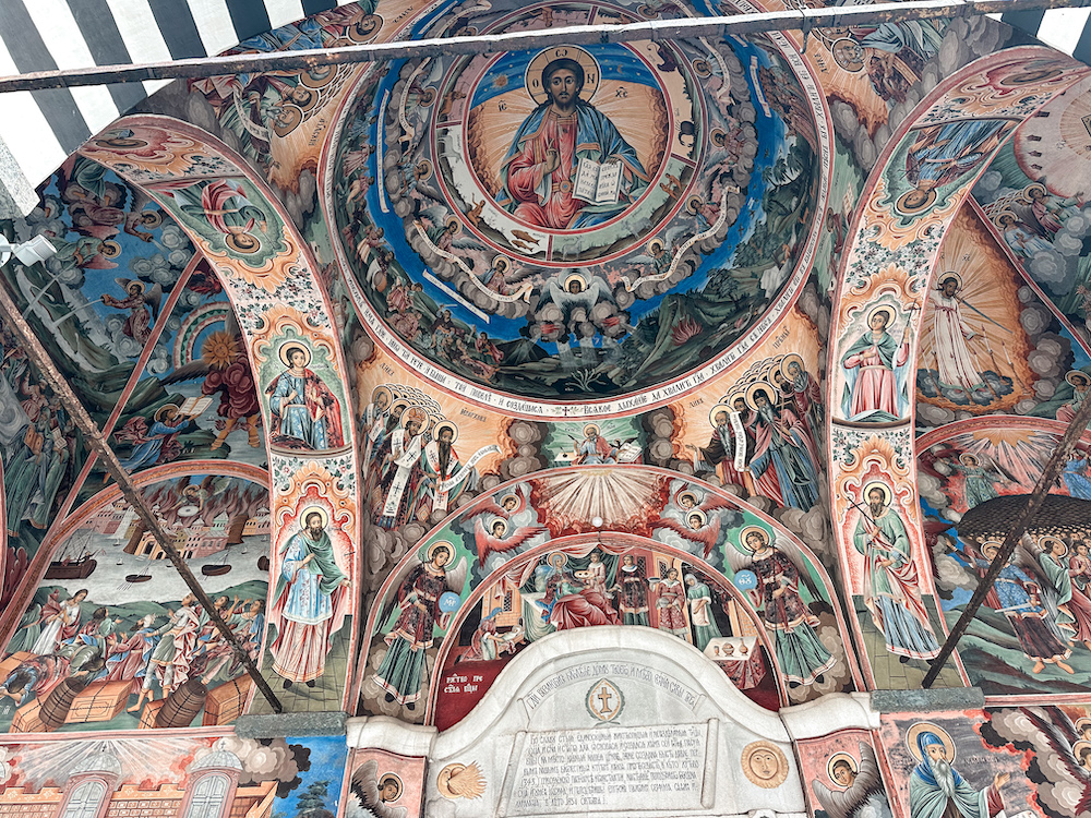 Frescoes at Rila Monastery