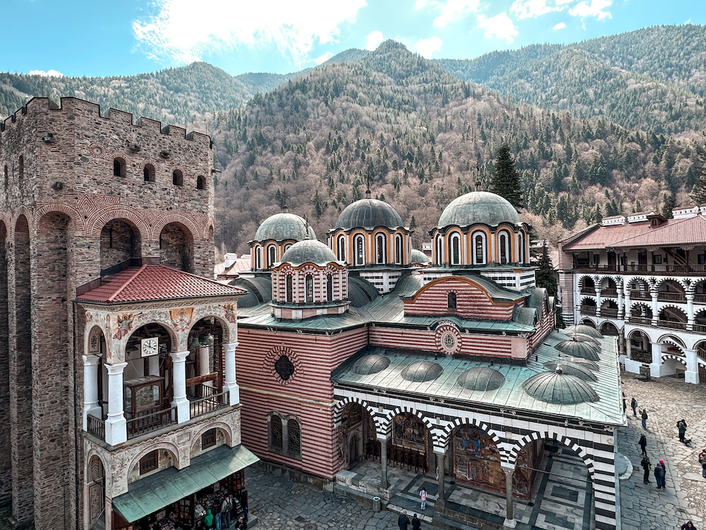 View of Rila Monastery