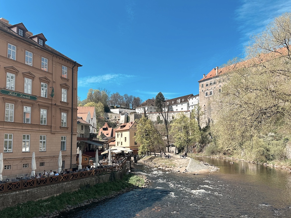 Vltava River Cesky Krumlov