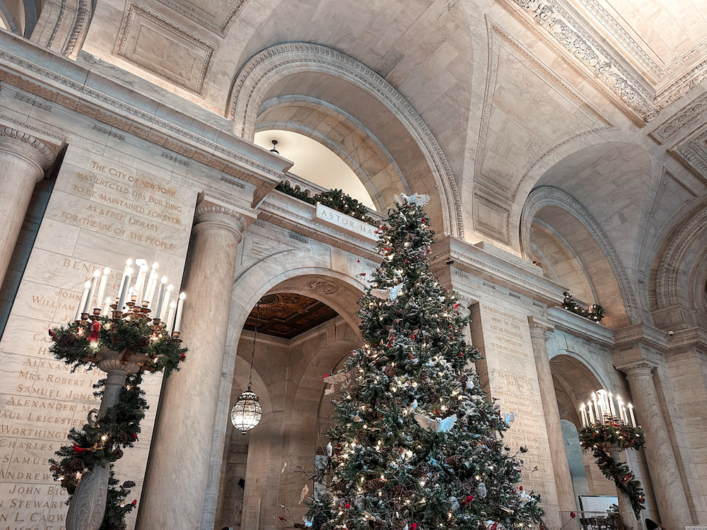 NYPL Christmas Tree