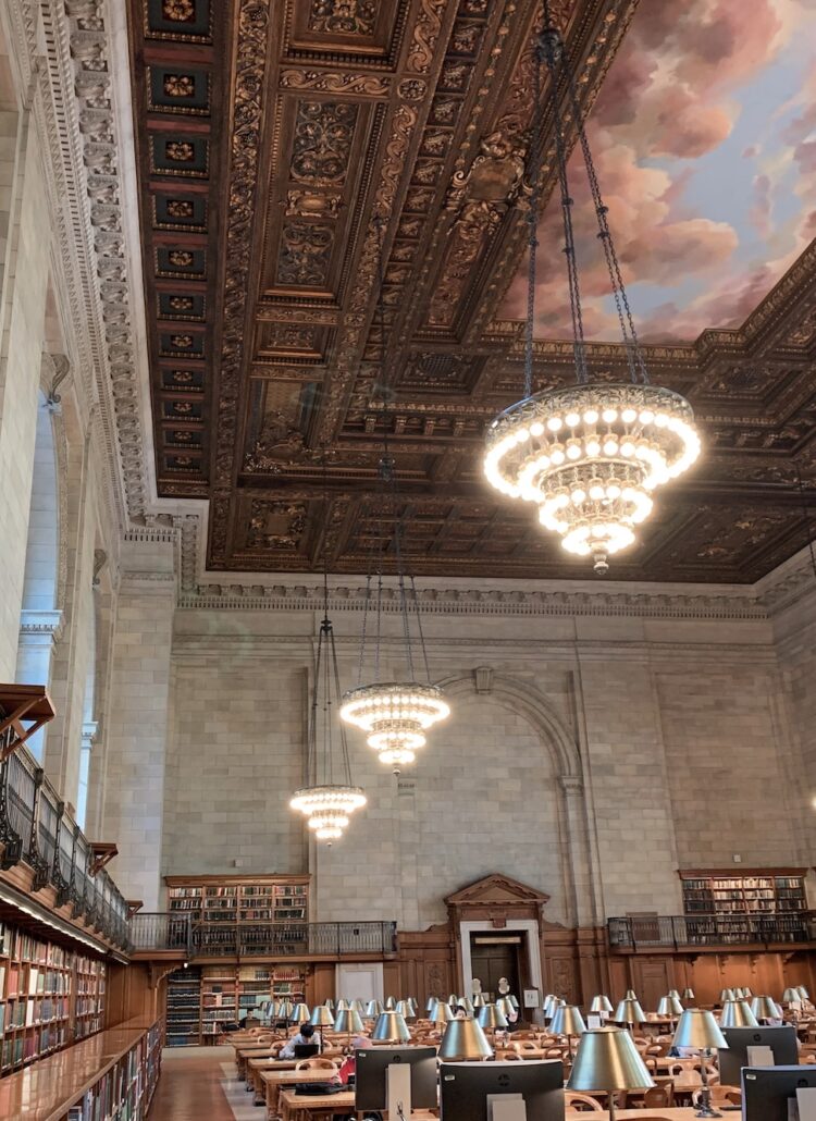 Visiting the New York Public Library